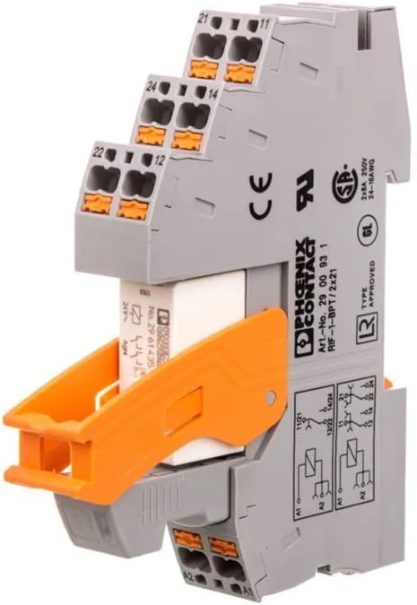 Przekaźnik 24V 8A z zaciskami Phoenix Contact RIF-1-RPT-LDP-24DC2X21